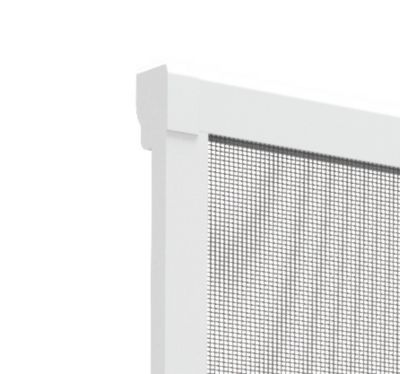 Store moustiquaire PVC pour fenêtre l. 125 x H. 150 cm