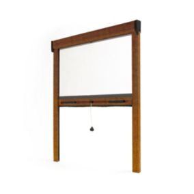 Store Moustiquaire Recoupable LUXE - L125 x H160cm - Chêne Dôré