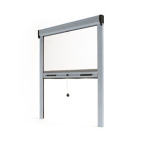 Store Moustiquaire Recoupable LUXE - L150 x H220cm - Argent