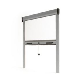 Store Moustiquaire Recoupable LUXE - L80 x H100cm - Gris RAL 7038