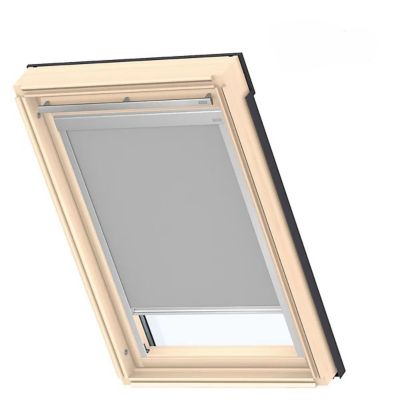 Store occultant VELUX Classic uni gris à commande manuelle DBL S06 4204