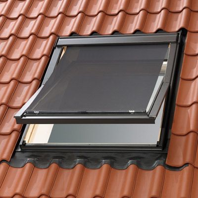 Store pare-soleil extérieur fenêtre de toit Velux MHL 5060 UK00 gris