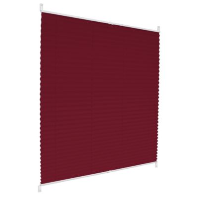 Store Plissé Klemmfix 100x200 cm, Bordeaux, sans Perçage