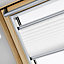 Store plissé fenêtre de toit Velux 1016 304/M04 blanc 78 x 98 cm
