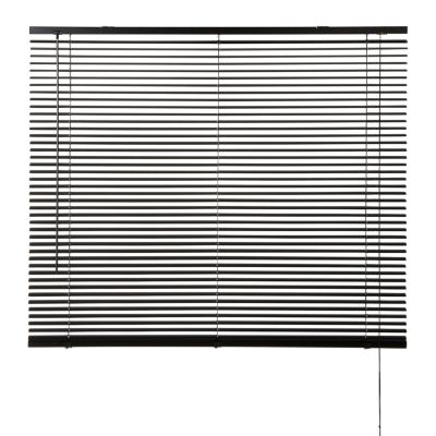 Store vénitien aluminium noir l.55 x H.180 cm GoodHome Studio