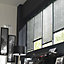 Store vénitien aluminium Studio gris 100x180 cm