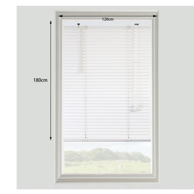 Store vénitien bois blanc l.120 x H.180 cm GoodHome Cana