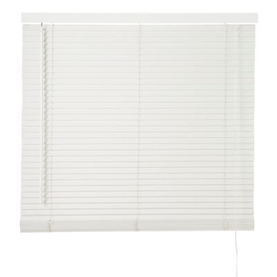 Store vénitien bois blanc l.120 x H.180 cm GoodHome Cana