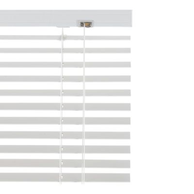 Store vénitien bois blanc l.120 x H.180 cm GoodHome Cana