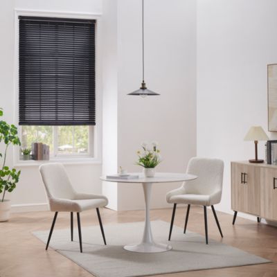 Store vénitien Cana lames bois noir L.180 x l.120cm Goodhome
