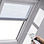 Store vénitien télécommandé fenêtre de toit Velux PML UK08 blanc