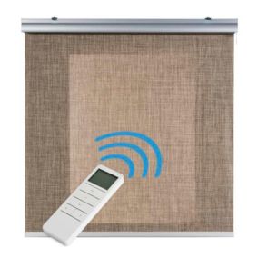 STORES DECO - Enrollable motorizado Screen Plus Marron 180X250