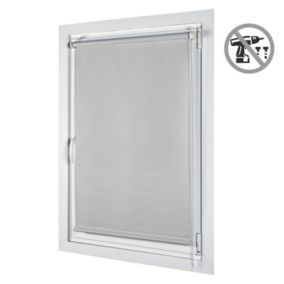 STORES DECO - Enrollable Opaco Easyfix Gris claro 150X180