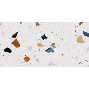 STRACCIATELLA NACAR - Carrelage aspect terrazzo coloré 60x120 cm(vendu par boite 1.44m2)