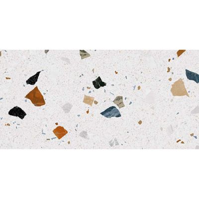 STRACCIATELLA NACAR - Carrelage aspect terrazzo coloré 60x120 cm