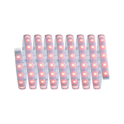 Strip LED intégré dimmable autocollant MaxLED 500 Paulmann 29W 1200lm Argent mat blanc chaud L. 3m x H.0,3 x P.0,3cm