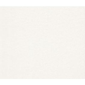 Structure à peindre sur intissé Rasch blanc design lisse l.0.53 x H.10m