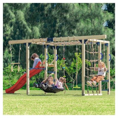 Structure Boris toboggan rouge ref. A030.506.20 | Castorama