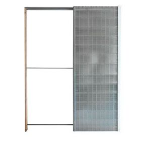 Structure de porte coulissante pour mur de construction 9x80x210 cm