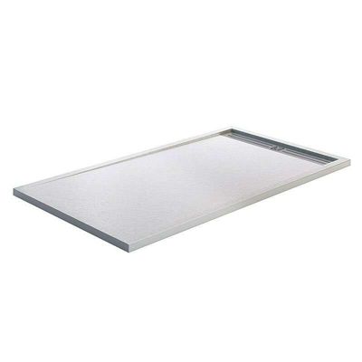 Style Plus - Receveur de Douche Extra-Plat - Résine Minérale - Élégant & Résistant - BLANC - 140X70 CM