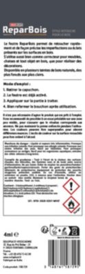 Stylo retouche bois Retouchtout coloris bois wengé 4ml Soloplast