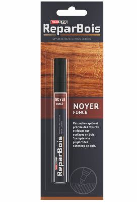 Stylo retouche bois Retouchtout coloris noyer foncé 4ml Soloplast
