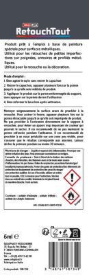 SD COLORS IRIDIUM SILVER 775/9775 Nouvelle Peinture De Retouche 15 ML Pour Réparer Les Rayures Et Les éclats Code Couleur 775/9775 Argent Iridium (peinture Vernis