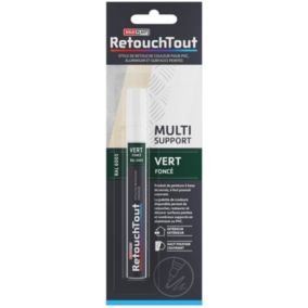 Stylo retouche multisupports coloris vert foncé RAL6005 10ml Soloplast