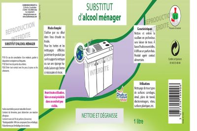 Substitut alcool ménager nettoie et dégraisse Phebus 1L