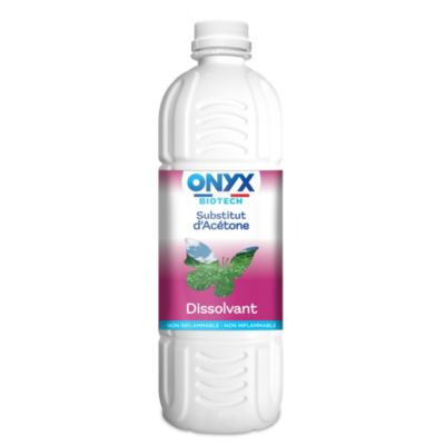 Substitut d'acétone dissolvant pour plastiques, métaux, émail Onyx Biotech 1l