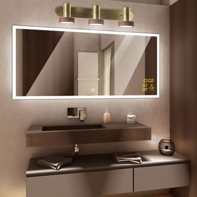 Sulion Applique Murale NATURE 3F LED 3x5W Or IP23 Élégante