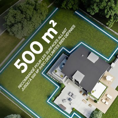 SUNTEK Dual Vision 500 : robot tondeuse sans fil RTK avec Double Vision IA pour 500 m².