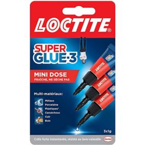 Superglue-3 mini dose Loctite, 3x1g