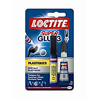 Superglue-3 Spécial Plastiques tube 2gr + stylo 4 ml LOCTITE