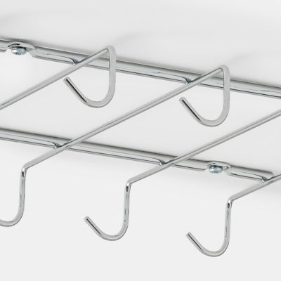 Support à fixer pour tasses Datil GoodHome L. 26,4 cm acier