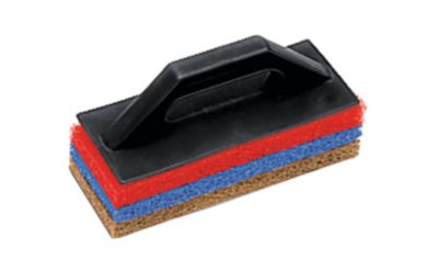 Support + abrasifs mixtes L. 25 cm Rubi