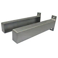 Support aluminium argenté Form Takt 3,8 cm