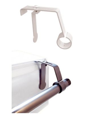 Support Barre à Rideaux Sans Perçage - Coffre Volet Roulant - Tringle diamètre 25-28 mm