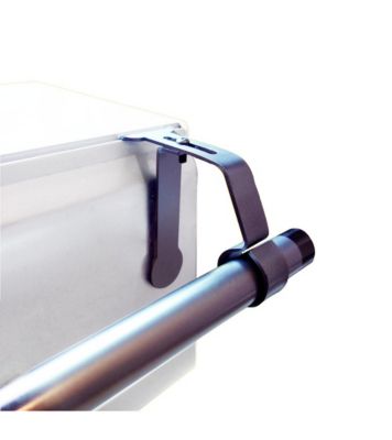 Support Barre à Rideaux Sans Perçage - Coffre Volet Roulant - Tringle diamètre 25-28 mm