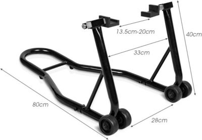 Béquille de vélo double jambe réglable en hauteur et pliable pour vélos