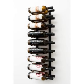Support à bouteilles Série W3 pour 18 bouteilles, métal noir