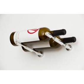 Support à bouteilles Vino Pins tiges pour 2 bouteilles Aluminium usiné / collet