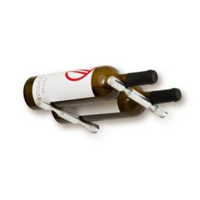 Support à bouteilles Vino Pins tiges pour 2 Bouteilles Aluminium usiné