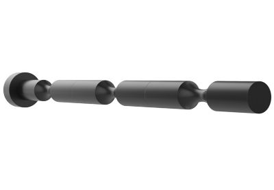Support à bouteilles Vino Pins tiges pour 3 bouteilles noir avec collet