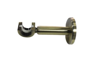 Support court pour barre à rideau extensible GoodHome bronze Ø16/19 cm