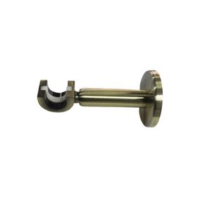 Support court pour barre à rideau extensible GoodHome bronze Ø16/19 cm