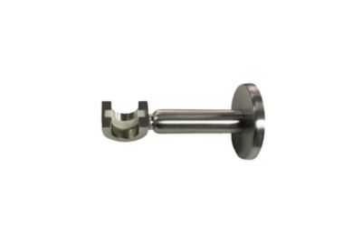 Support court pour barre à rideau extensible GoodHome chrome Ø16/19 cm