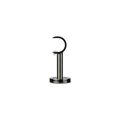 Support court pour barre à rideau GoodHome 28 mm Kimlos noir