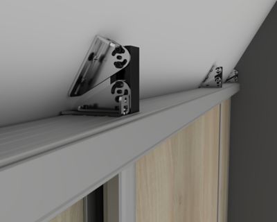 Support d'angle pour porte de placard GoodHome arius vendu par 2