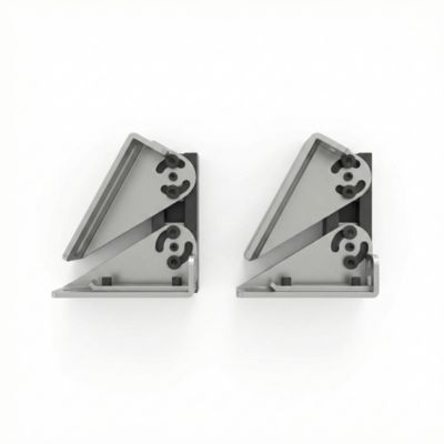 Support d'angle pour porte de placard GoodHome arius vendu par 2